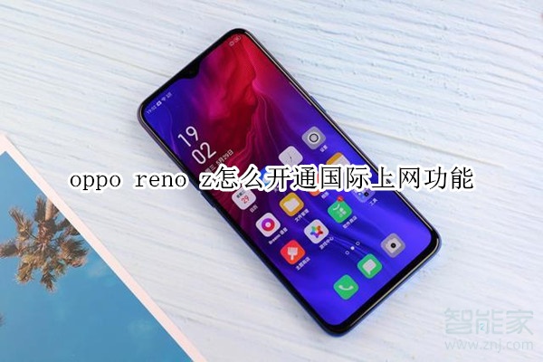 oppo reno z怎么开通国际上网功能