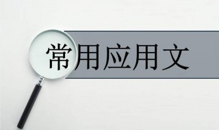 应用文写作总结模板 应用文写作总结