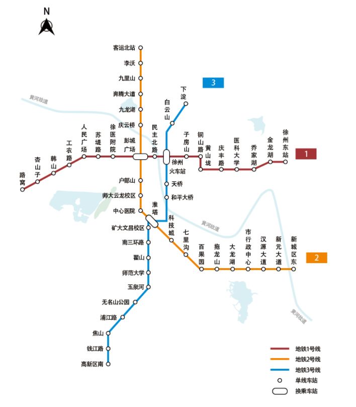 徐州地铁线路图规划图高清 徐州地铁线路图规划图
