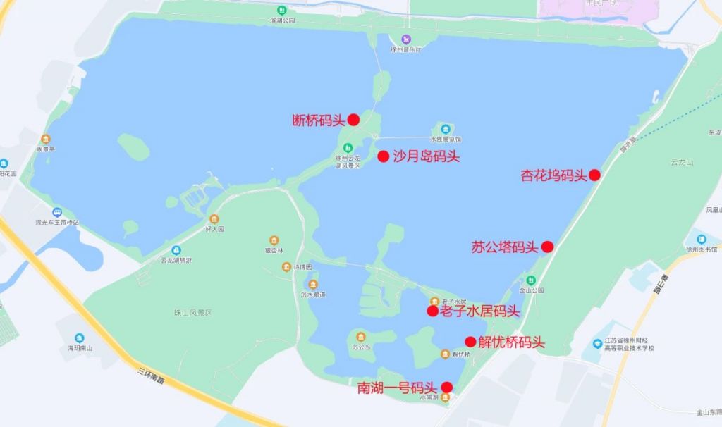 徐州云龙湖景区游船价格+时间+位置 徐州云龙湖船票多少钱一张