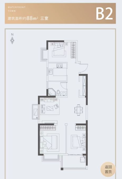 附户型图 南京共有产权房观泓雅苑户型面积多大