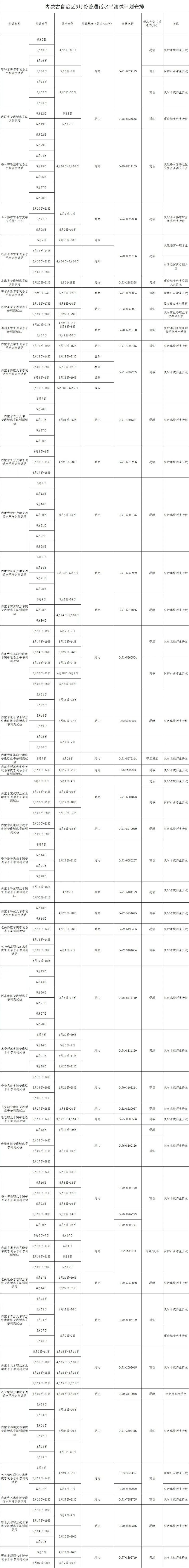 2023呼和浩特普通话考试报名时间表