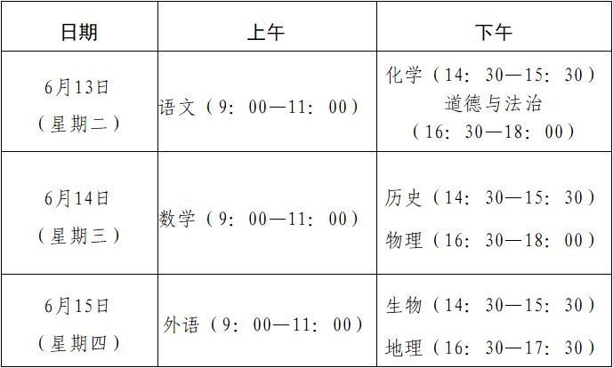 2023年泰安中考考几天 2021年泰安中考考试时间