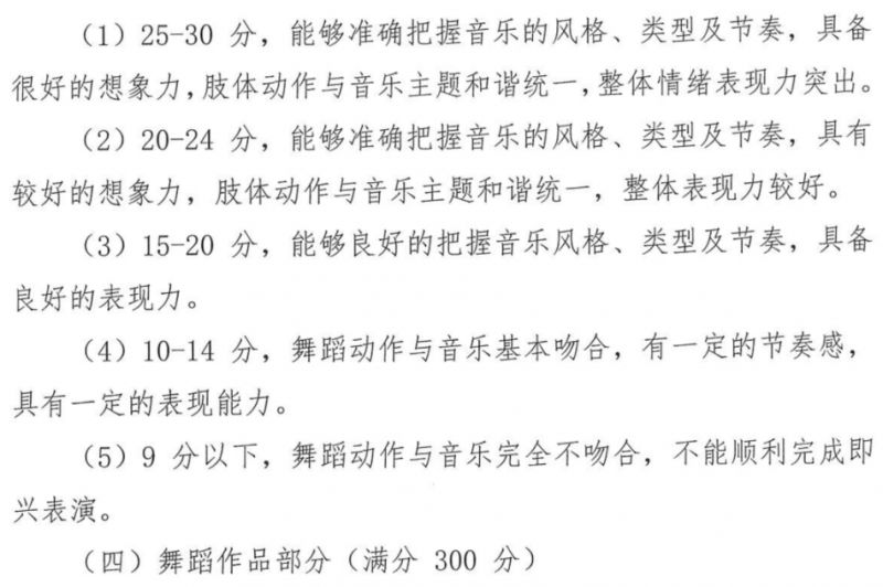 2023中山市高中舞蹈类联考方案原文及答案 2023中山市高中舞蹈类联考方案原文