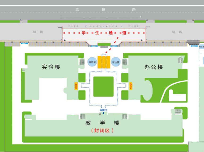 2023北京科技大学附属中学高考考点考生专用通道及要求