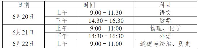 2023武汉中考考试时间是多少天 武汉2023年中考