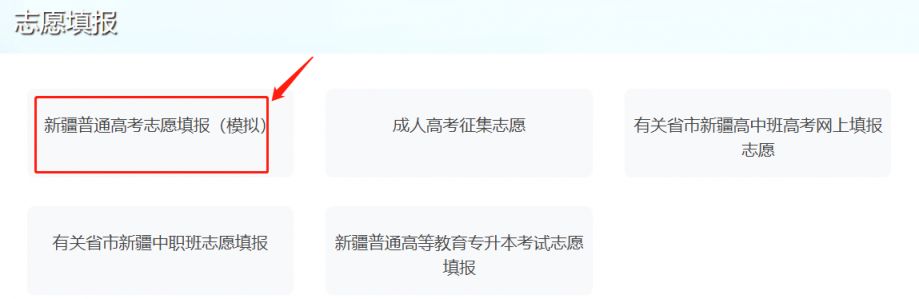 2023新疆高考模拟志愿填报网站官网 2021新疆高考模拟志愿填报