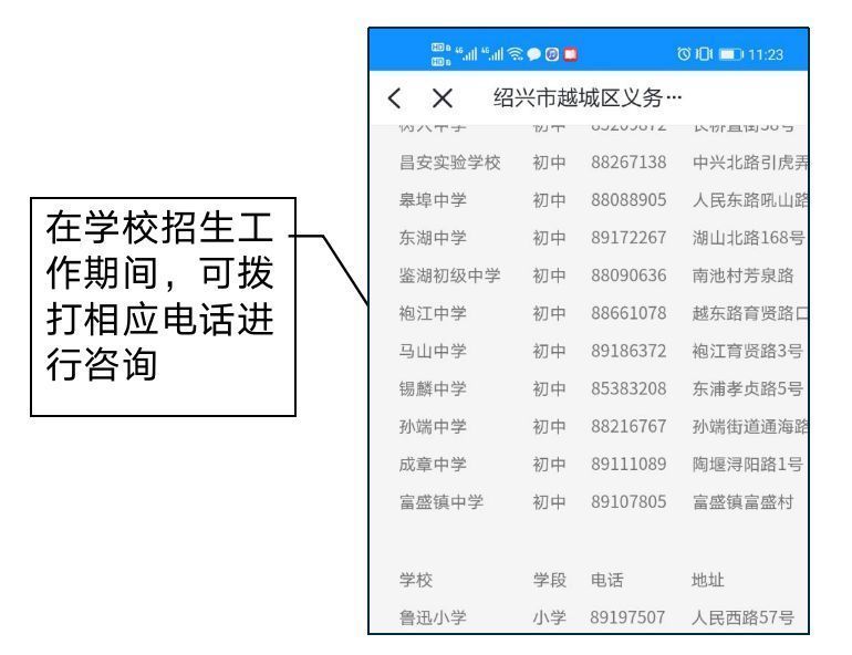 2023年绍兴越城区小学新生报名时间+报名流程