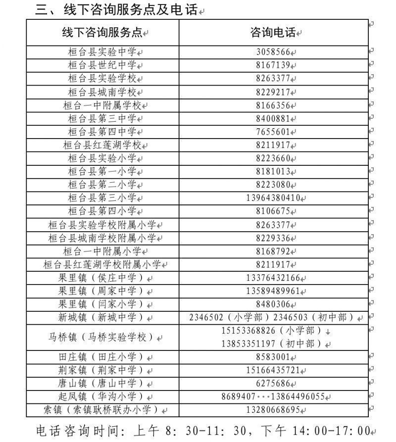 2023淄博桓台县义务教育段学校报名通知