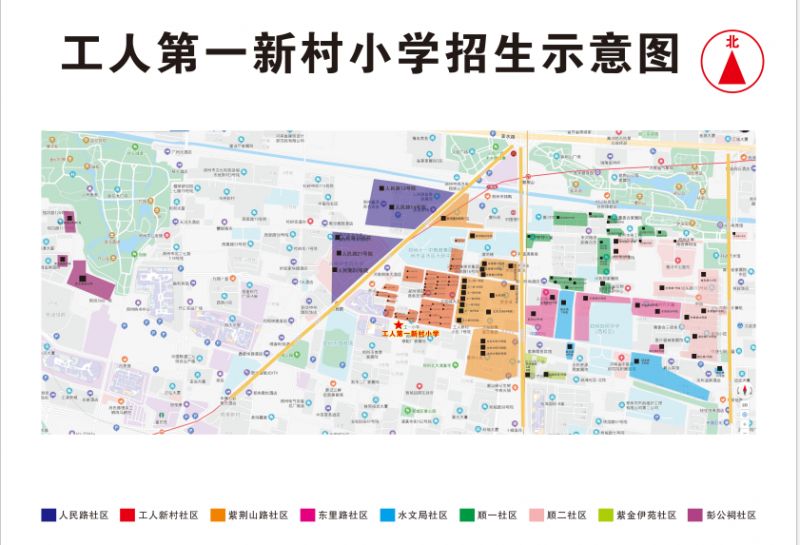 2023年郑州市金水区工人第一新村小学划片和线下报名指南