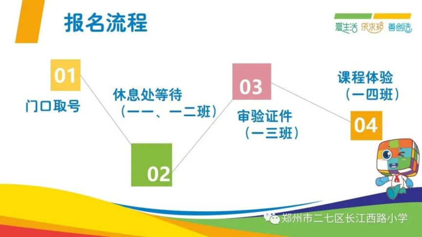 2023年郑州二七区长江西路小学划片和线下报名指南